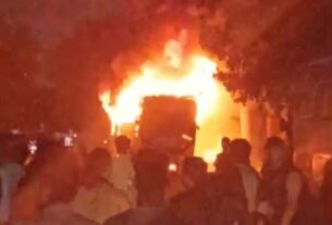 hostel-bus-catches-fire